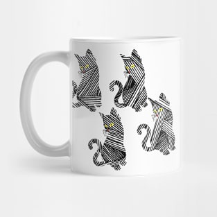 Optical illusion Cats Mug